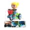 Electric Stunt Toy Car Rotating Stunt Tricycle with Lights Music Battery Powered Kids Toy
