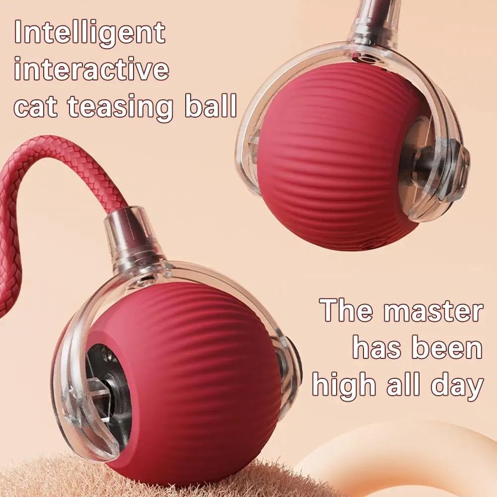 Smart Avoid Electric Cat Toy Ball Interactive Automatic Play Toy for Cats