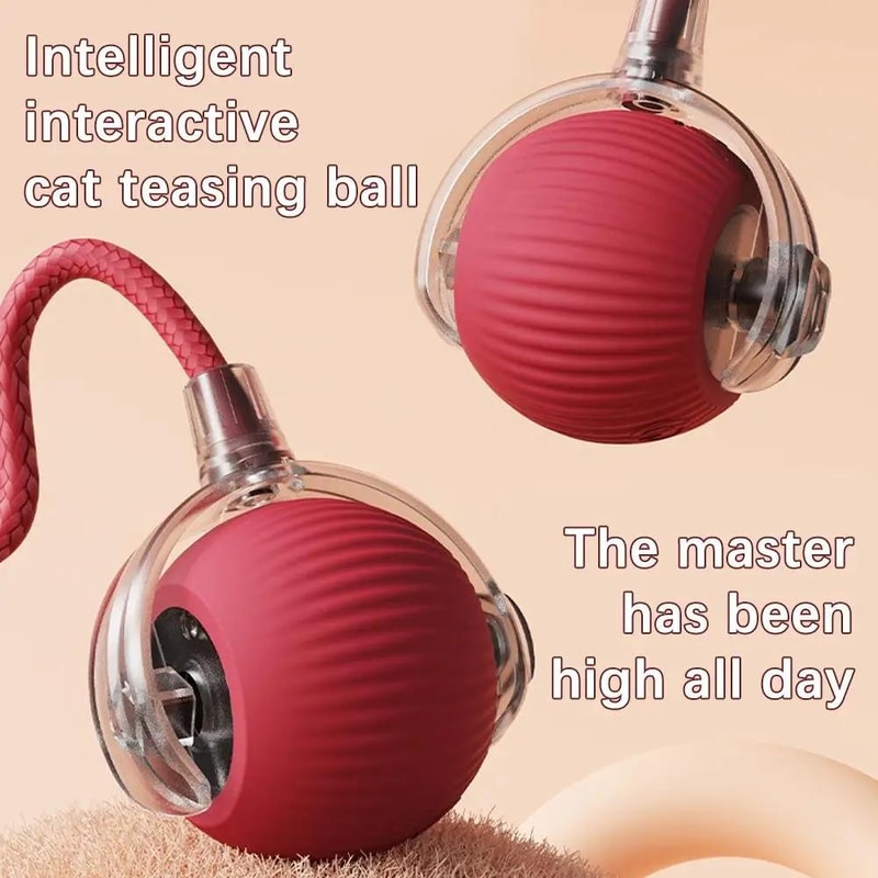 Smart Avoid Electric Cat Toy Ball Interactive Automatic Play Toy for Cats