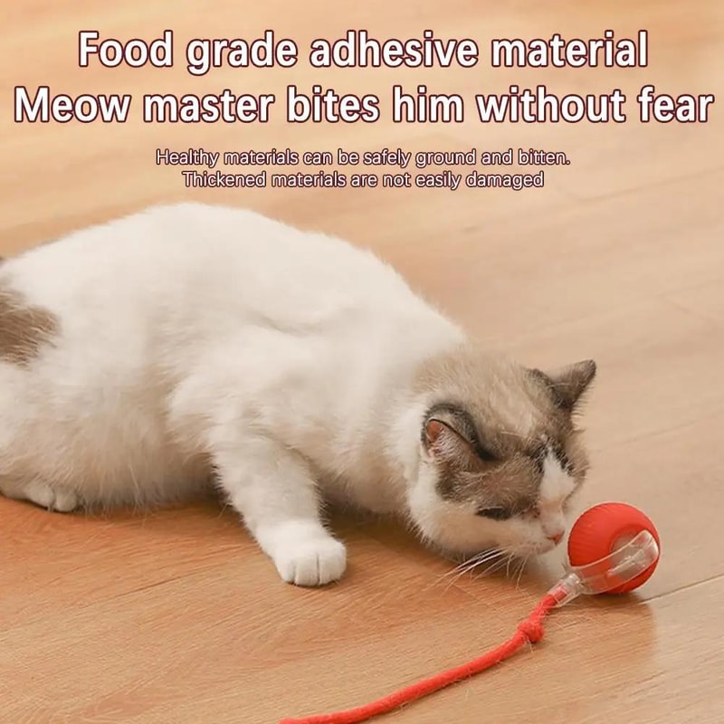 Smart Avoid Electric Cat Toy Ball Interactive Automatic Play Toy for Cats