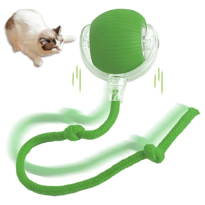 Smart Avoid Electric Cat Toy Ball Interactive Automatic Play Toy for Cats