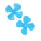 FourBlade Toy Propeller Blades For Model Aircraft RC DIY Wind Projects 2