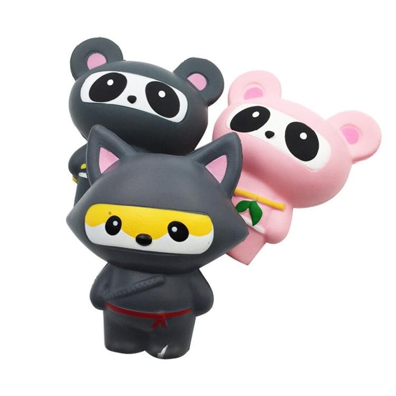Cute Cartoon Fox Slow Rebound Stress Relief Fidget Toy