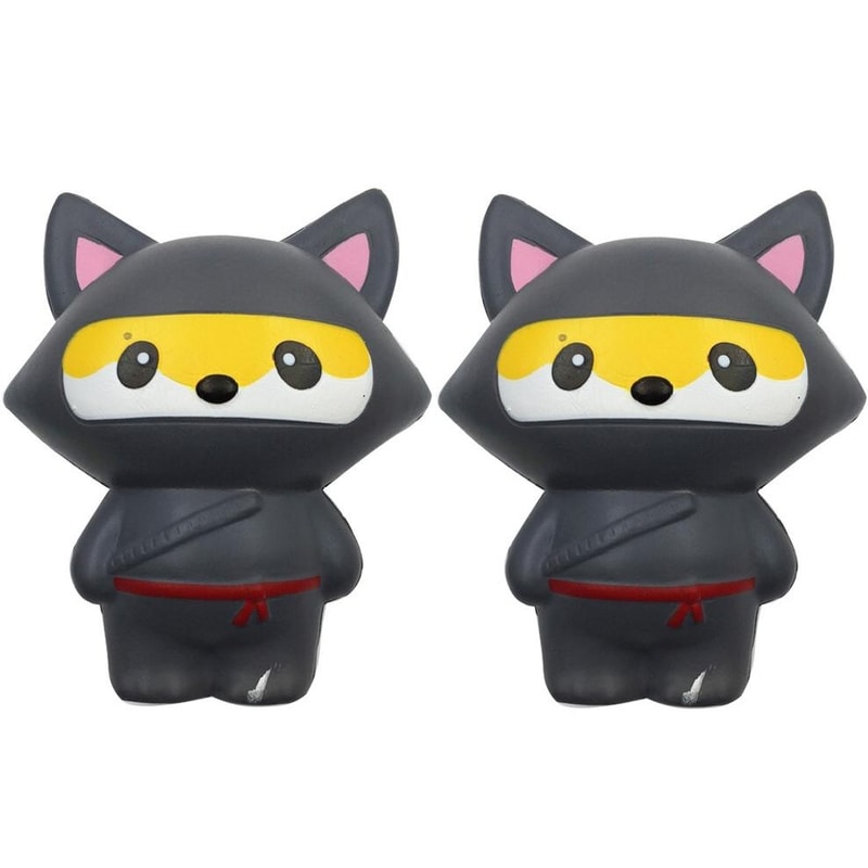 Cute Cartoon Fox Slow Rebound Stress Relief Fidget Toy