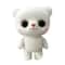 Cute PVC Bear Doll Flocking Animal Figurine Kids Gift Decorative Desk Ornament 1