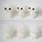 Cute PVC Bear Doll Flocking Animal Figurine Kids Gift Decorative Desk Ornament 4