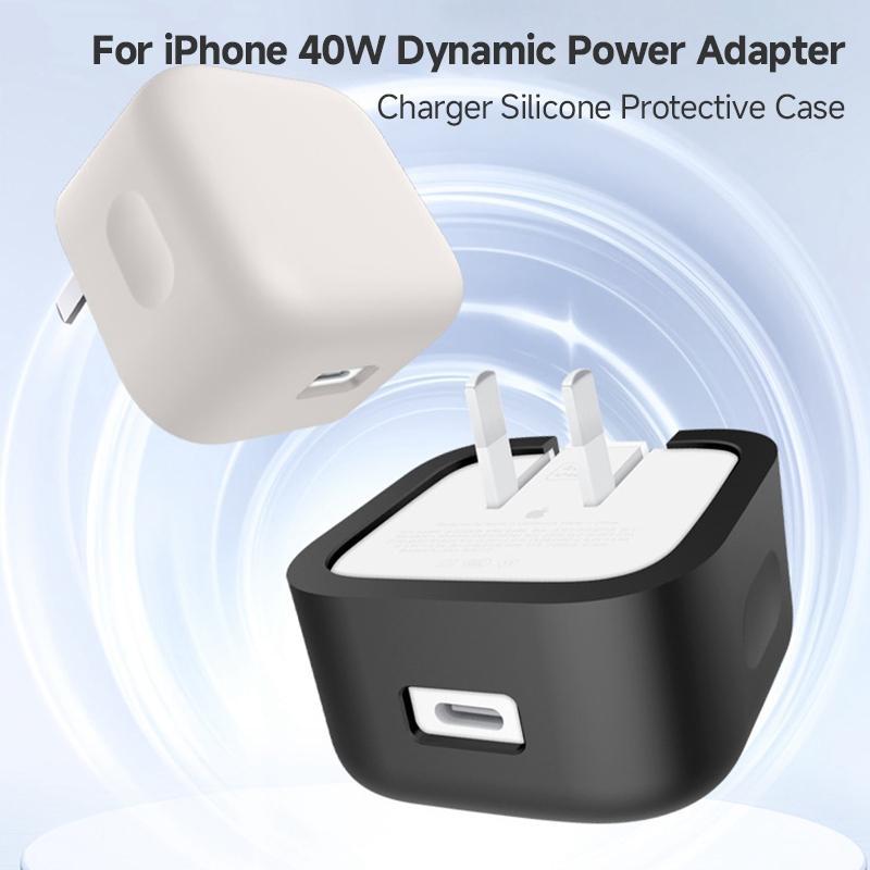 Apple Charger Case Silicone Cover Shockproof MacBook Power Adapter Protector