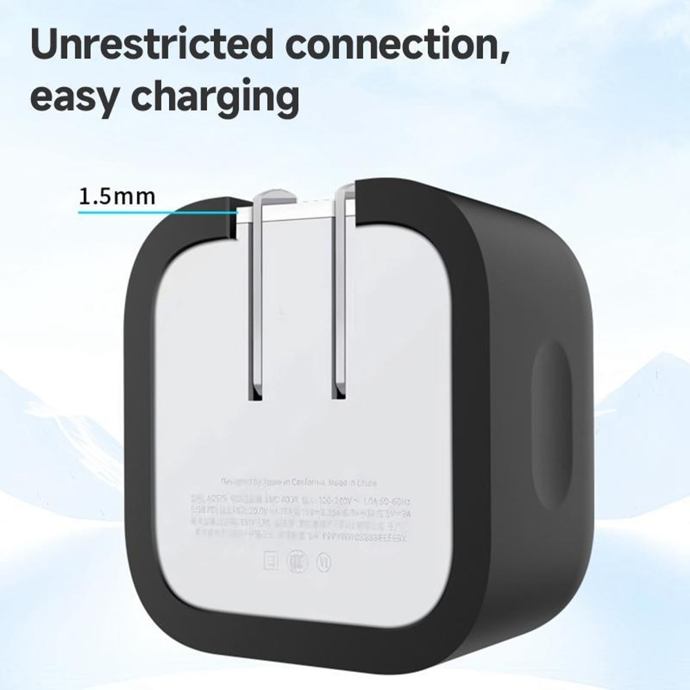 Apple Charger Case Silicone Cover Shockproof MacBook Power Adapter Protector