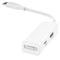 3-in-1 MagSafe to USB-C Adapter with PD Fast Charging Converter for Laptops and Devices