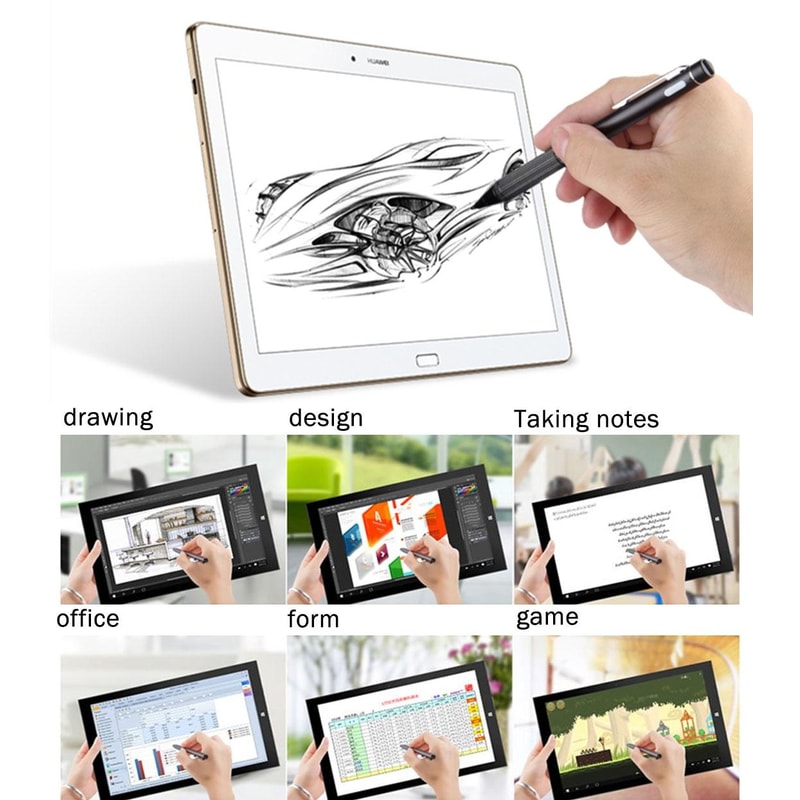 Rechargeable Stylus Pen With Fine Tip For IPhone Tablets Precision Touch Screen Pen 5