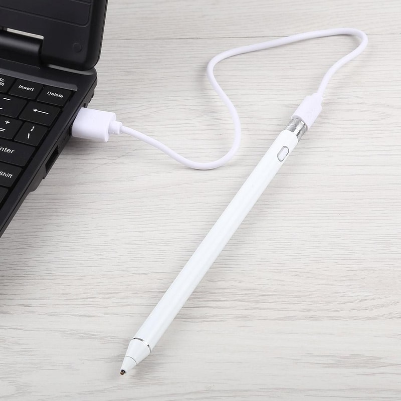 Precision Rechargeable Stylus Pen for iPad and Smartphones with Fine Tip Control