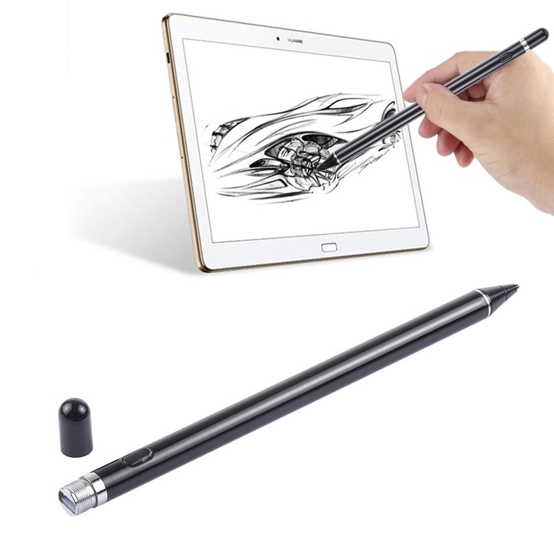 Precision Rechargeable Stylus Pen for iPad and Smartphones with Fine Tip Control