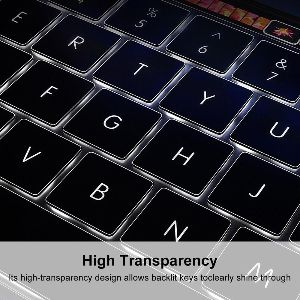 Version TPU MacBook Keyboard Cover for MacBook Pro & Air Dust Proof Protector Film