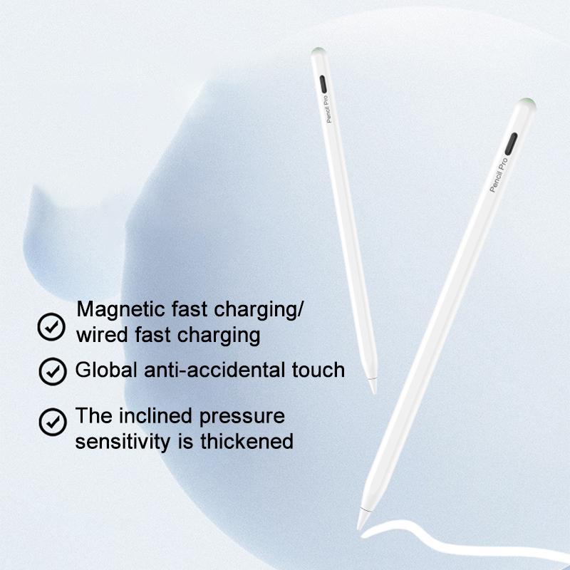 RedPepper P25 Pro iPad Stylus Pen Magnetic Charging Palm Rejection Capacitive Stylus (White)