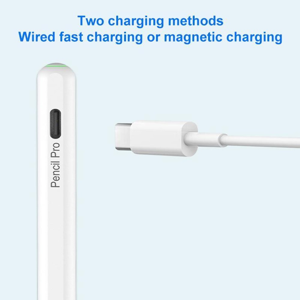 RedPepper P25 Pro iPad Stylus Pen Magnetic Charging Palm Rejection Capacitive Stylus (White)