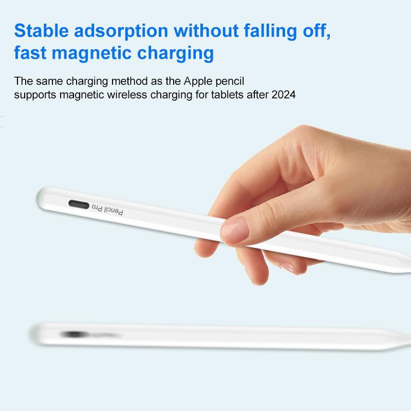 RedPepper P25 Pro iPad Stylus Pen Magnetic Charging Palm Rejection Capacitive Stylus (White)