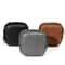 Retro Leather Tech Pouch Cable Organizer Case for Earphones and Travel Accessories