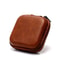 Retro Leather Tech Pouch Cable Organizer Case for Earphones and Travel Accessories
