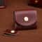 Vintage Leather Headphone Case Mini Portable Earbud Storage Pouch