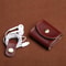 Vintage Leather Headphone Case Mini Portable Earbud Storage Pouch