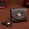 Vintage Leather Headphone Case Mini Portable Earbud Storage Pouch