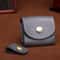 Vintage Leather Headphone Case Mini Portable Earbud Storage Pouch