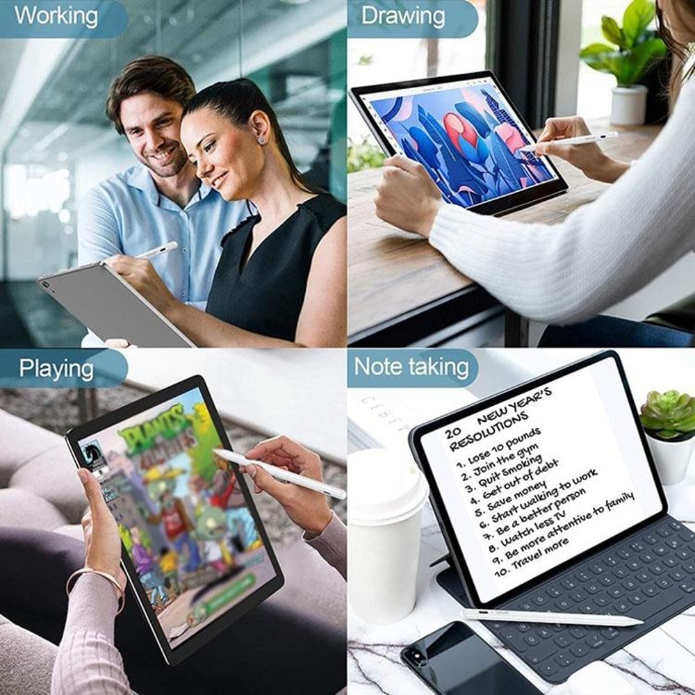 Precision iPad Stylus Pen with Palm Rejection Fast Charging Active Stylus