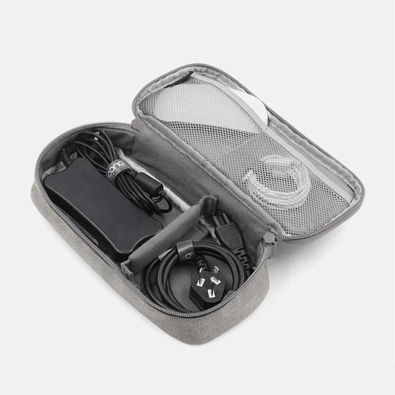 Baona Laptop Cable Organizer Bag Charger Storage Bag Electronics Travel Organizer Pouch