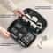 Double Layer RPET Travel Cable Organizer Bag Tech Storage Pouch