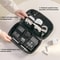 Double Layer RPET Travel Cable Organizer Bag Tech Storage Pouch