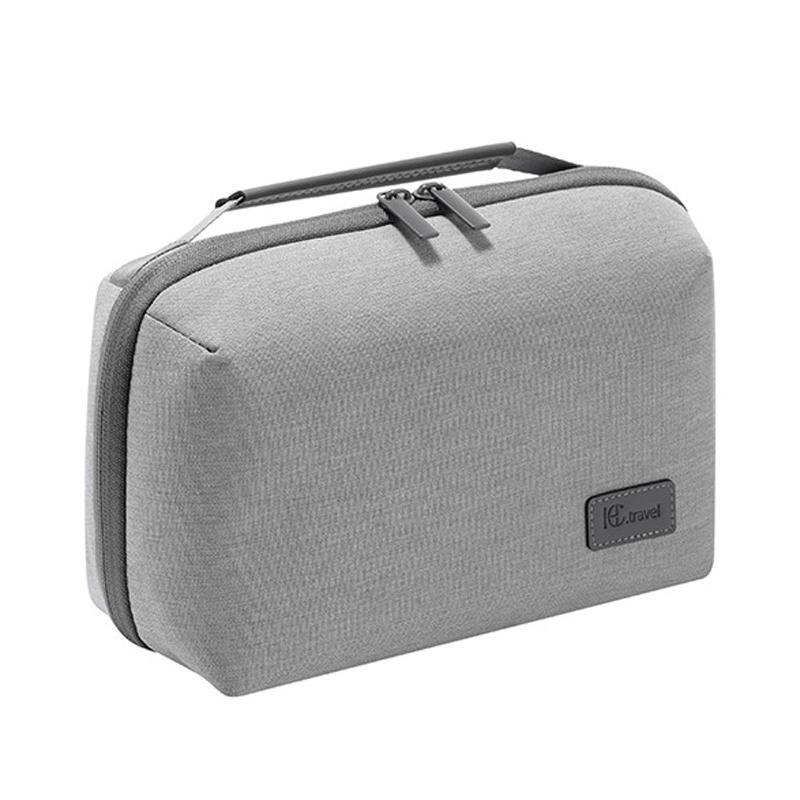 Double Layer RPET Travel Cable Organizer Bag Tech Storage Pouch