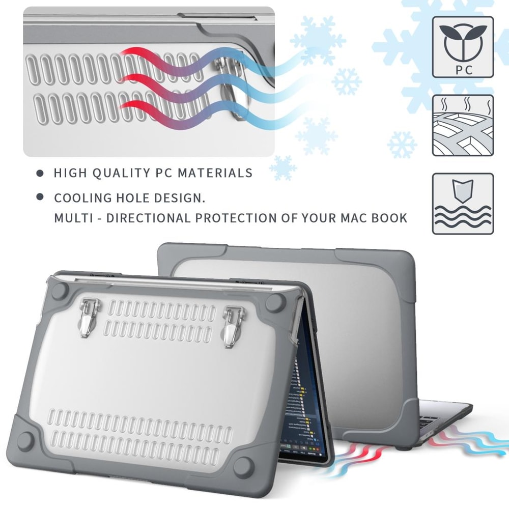 MacBook Pro Shockproof Protective Case & Organizer Storage Bag Water Resistant Laptop Sleeve