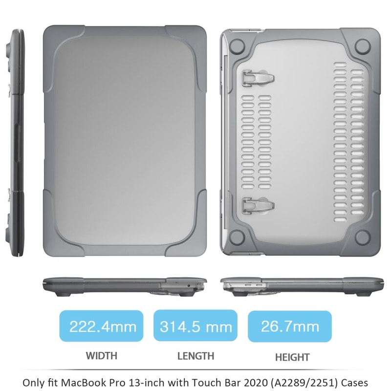 MacBook Pro Shockproof Protective Case & Organizer Storage Bag Water Resistant Laptop Sleeve