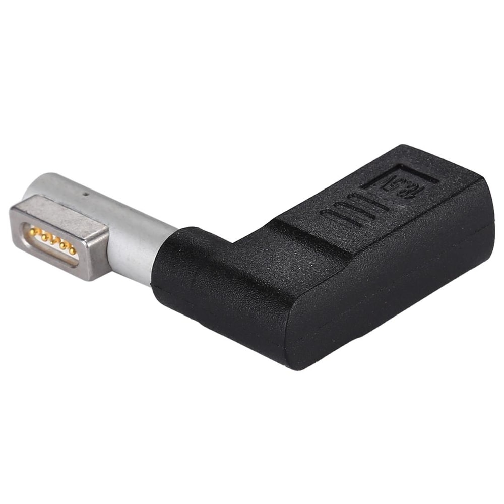 USB-C to MagSafe 1 L-Shaped Charging Adapter Type-C Female Converter for MacBook MagSafe Charging
