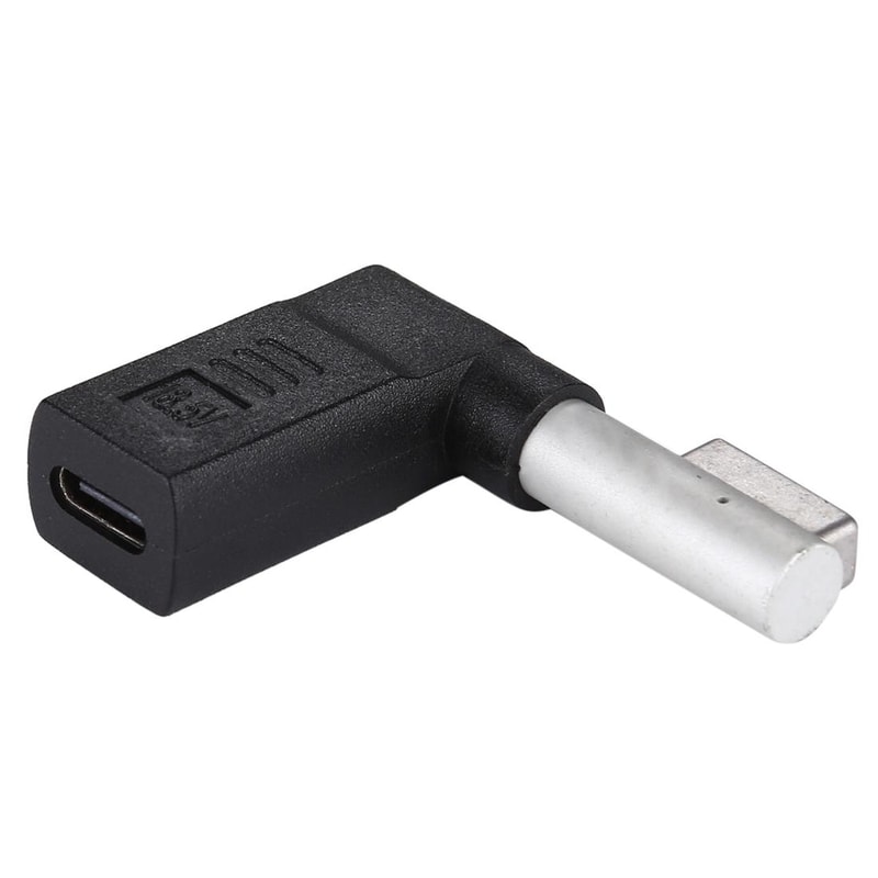 USB-C to MagSafe 1 L-Shaped Charging Adapter Type-C Female Converter for MacBook MagSafe Charging
