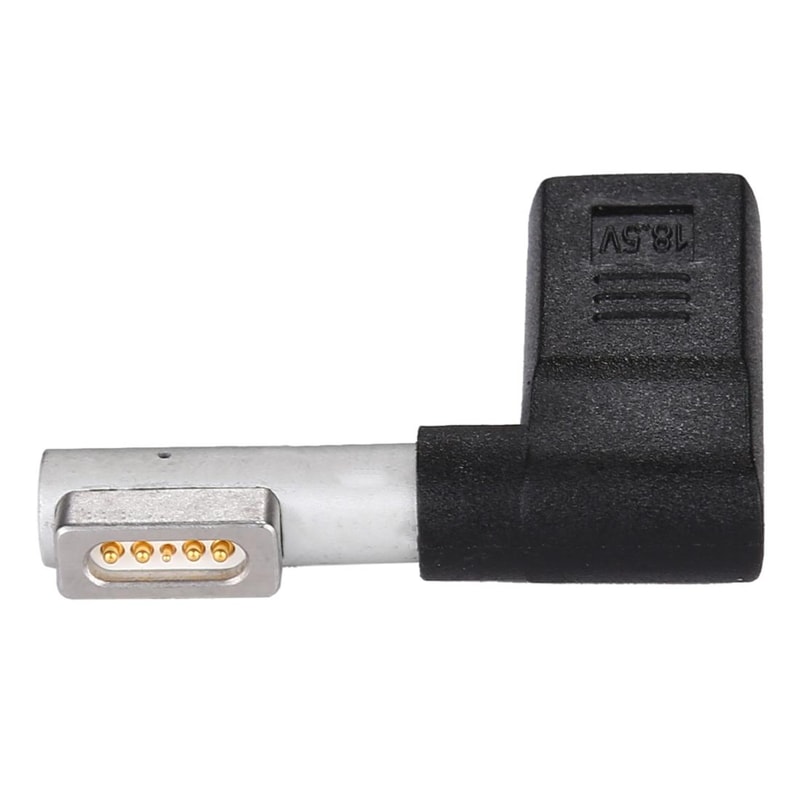 USB-C to MagSafe 1 L-Shaped Charging Adapter Type-C Female Converter for MacBook MagSafe Charging