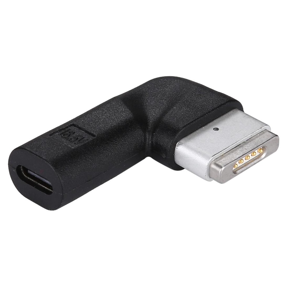 USB-C to MagSafe 1 L-Shaped Charging Adapter Type-C Female Converter for MacBook MagSafe Charging