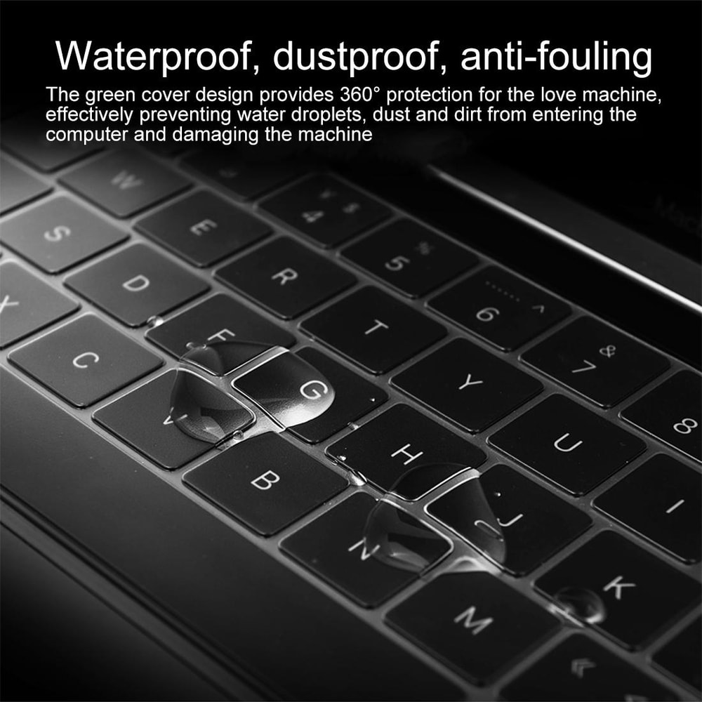 Ultra Thin Silicone Keyboard Protector for MacBook Pro 13–15 & Air 13 Dust Proof Cover Film