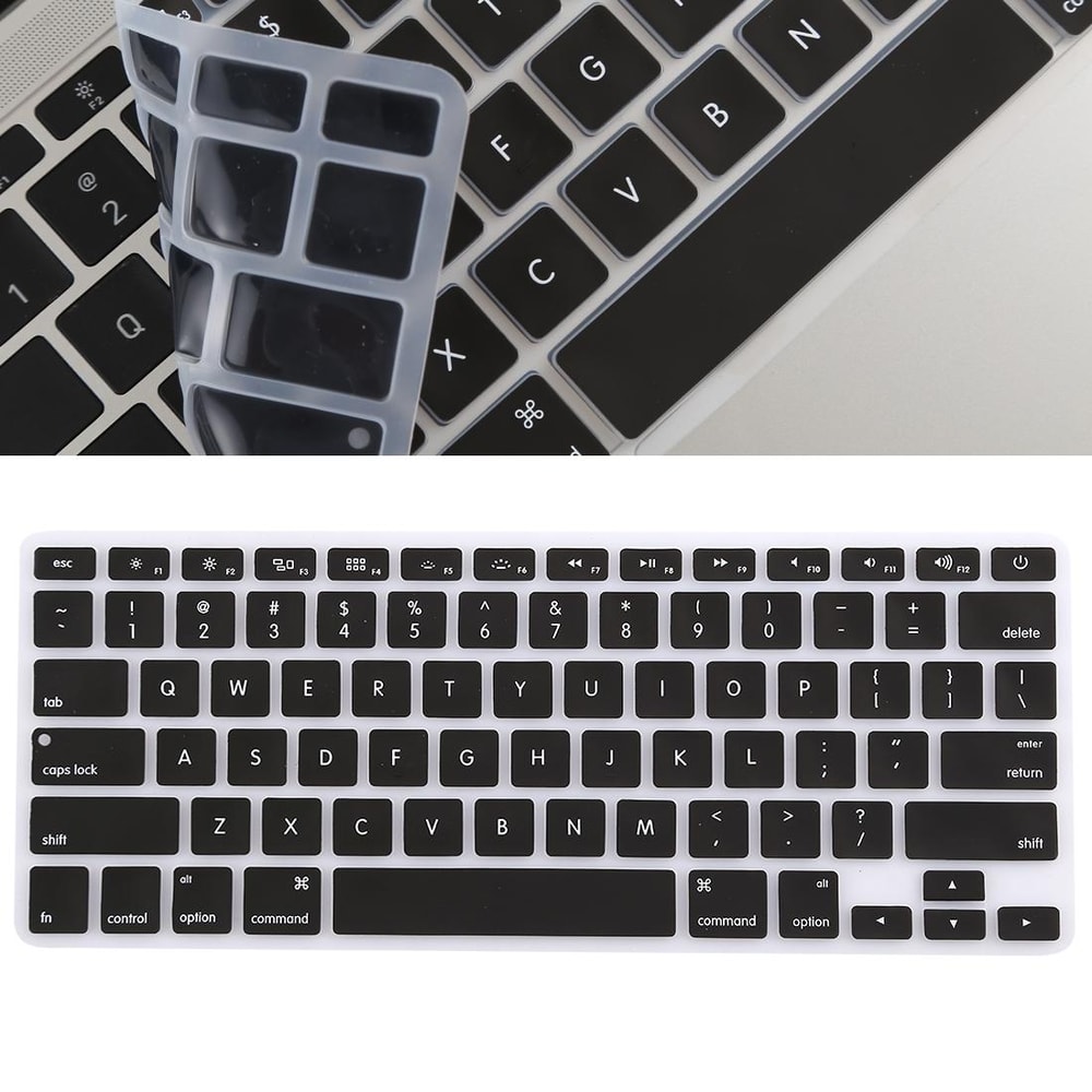 Ultra Thin Silicone Keyboard Protector for MacBook Pro 13–15 & Air 13 Dust Proof Cover Film