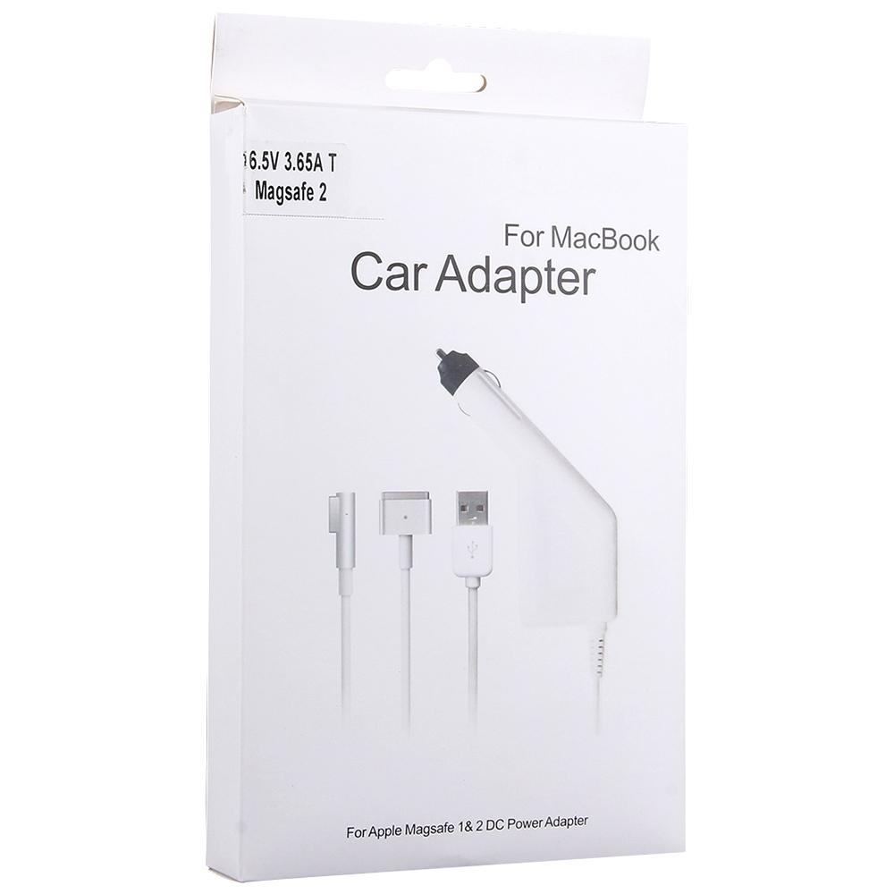 MagSafe 2 Car Charger for MacBook 16.5V 3.65A with USB Port 1.7m Cable