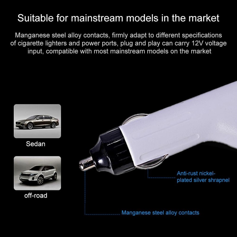 MagSafe 2 Car Charger for MacBook 16.5V 3.65A with USB Port 1.7m Cable