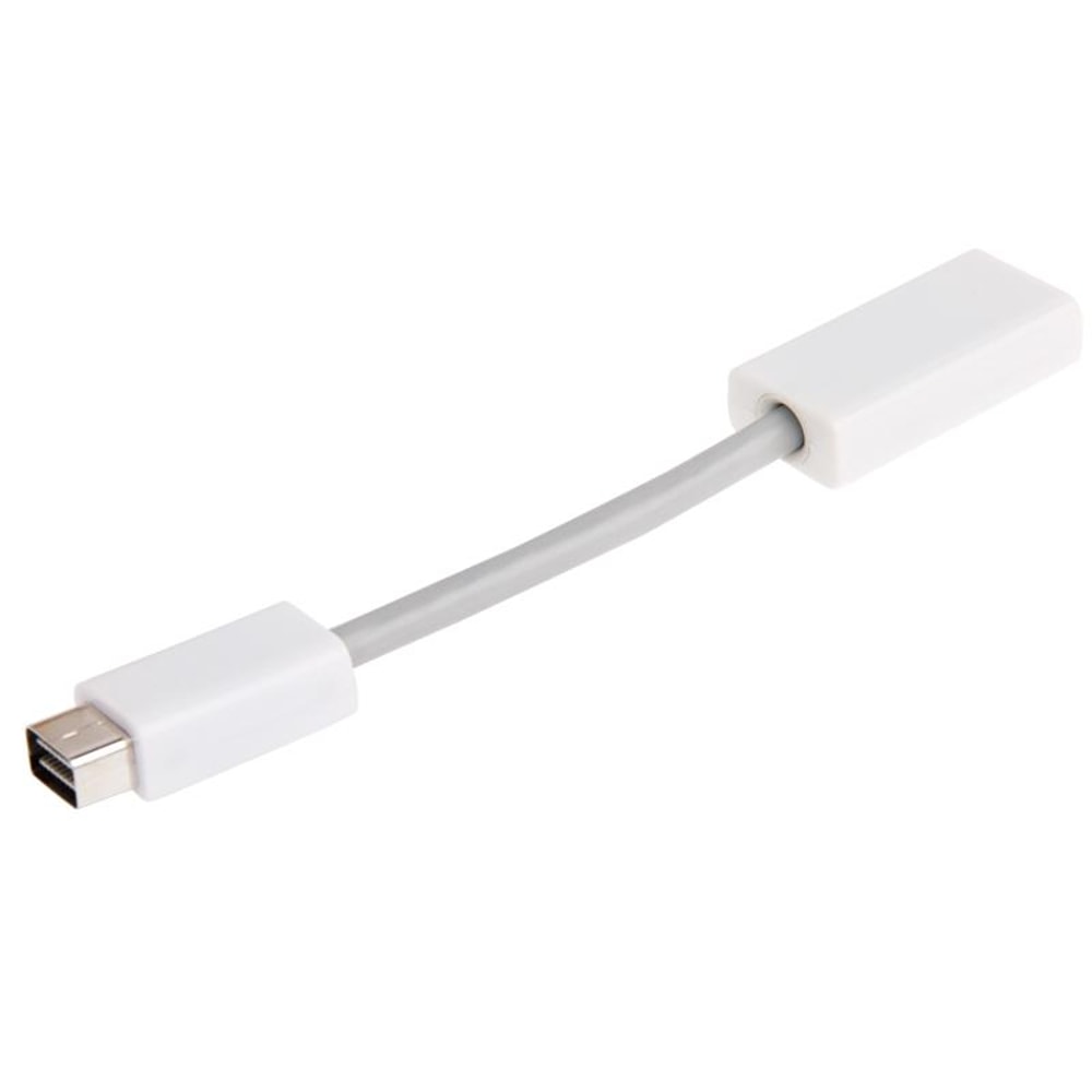 Mini DVI to HDMI Adapter for MacBook Pro Plug and Play Video Converter White