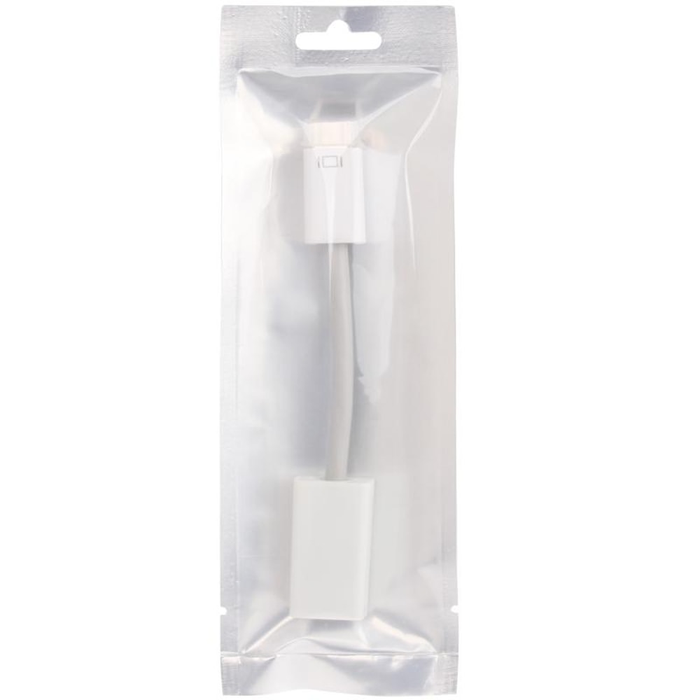 Mini DVI to HDMI Adapter for MacBook Pro Plug and Play Video Converter White