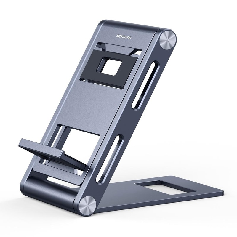 Foldable X-Shaped Aluminum Laptop Stand Adjustable Portable Ergonomic Stand