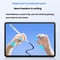 Active Capacitive Stylus for iPad Pressure & Tilt Sensitive Pen with LED Power Indicator