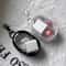 Transparent Cable Organizer Pouch Set with Keychain Earphone Storage Case for Chargers and Accessories