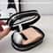 Transparent Cable Organizer Pouch Set with Keychain Earphone Storage Case for Chargers and Accessories