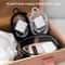 Transparent Cable Organizer Pouch Set with Keychain Earphone Storage Case for Chargers and Accessories
