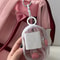 Transparent Cable Organizer Pouch Set with Keychain Earphone Storage Case for Chargers and Accessories