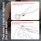 Magnetic Stylus Pen with Eraser Function Universal Touchscreen Pen for Tablets and Phones